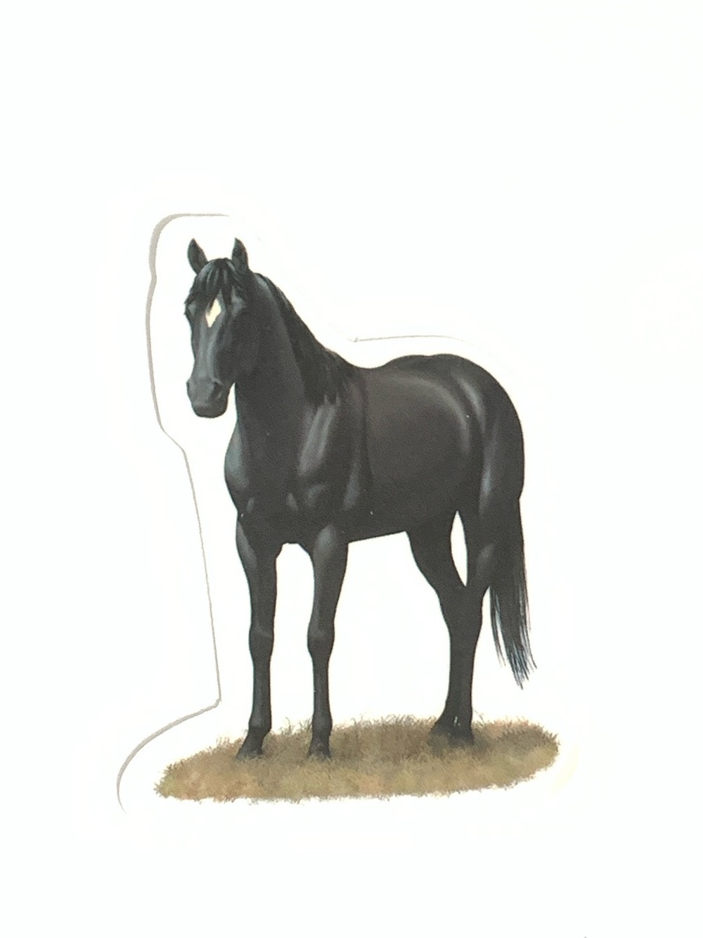 Black Horse Sticker - Small Vinyl Decal